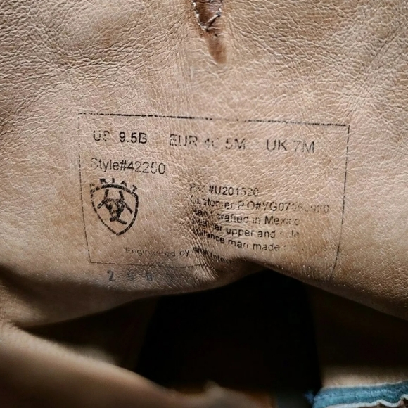 Ariat Men's Cowboy Boots 42250 Size 8.5 B - Picture 6 of 7